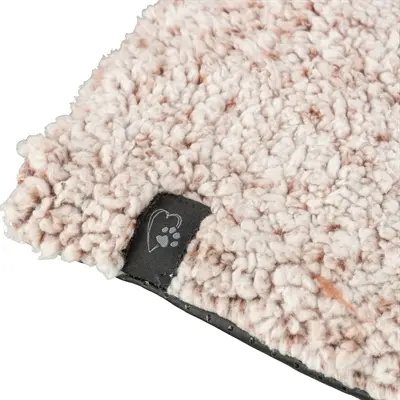 Trixie ligmat Calida wit/bruin 120 x 75 cm – warmtereflecterende vulling