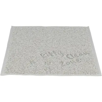 Trixie kattenbakmat pvc lichtgrijs 45 x 37 cm – slipvast
