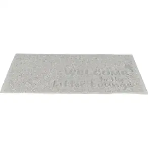 Trixie kattenbakmat PVC lichtgrijs 60 x 40 cm – slipvast - Afbeelding 1