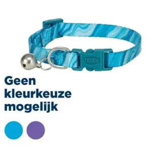Trixie kattenhalsband Waves golfjesmotief – assorti - Afbeelding 1