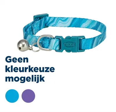 Trixie kattenhalsband Waves golfjesmotief – assorti