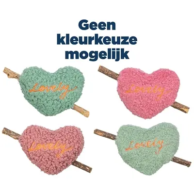 Trixie kattenspeeltje matatabi hart pluche assorti 12 cm