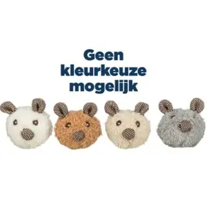 Trixie beer van pluche met catnip 8 cm – kattenspeelgoed, assorti - Afbeelding 1