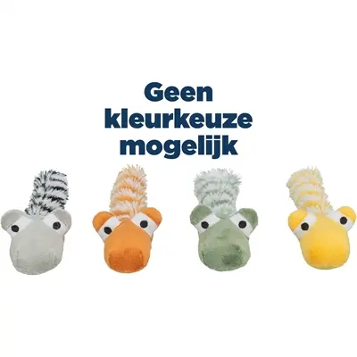 Trixie draak van pluche met catnip 20 cm – kattenspeelgoed, assorti