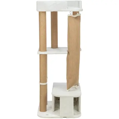 Trixie krabpaal Active wit 58 x 38 x 150 cm – jute en pluche
