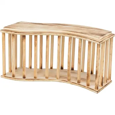 Trixie hooiruif met deksel 37 x 13 x 19 cm – gevlamd hout