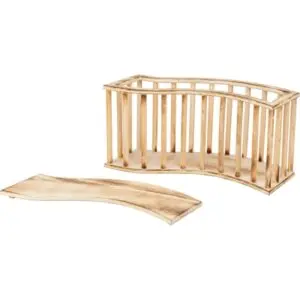 Trixie hooiruif met deksel 37 x 13 x 19 cm – gevlamd hout - Afbeelding 4