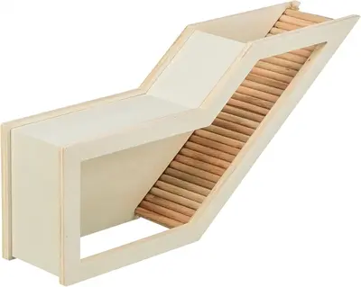 Trixie observatiebox 36 x 17 cm – onbehandeld hout, voor muizen en hamsters