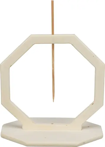 Trixie voerring onbehandeld hout 17 x 17 x 12 cm – foerageerspeelgoed