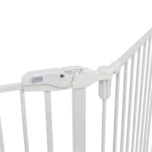Trixie afsluithek metaal met deur wit 5-delig 62,5-300 x 76,5 cm - Afbeelding 4