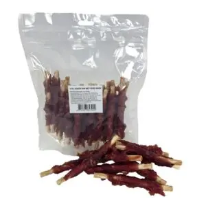 I Am Twisted Stick collageen bar met eend 400 g – kauwsnack hond - Afbeelding 1
