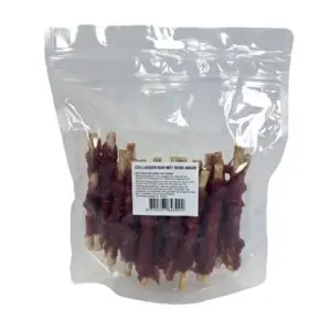I Am Twisted Stick collageen bar met eend 400 g – kauwsnack hond - Afbeelding 2