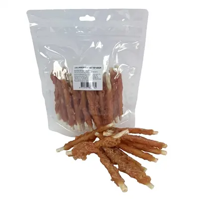 I Am Twisted Stick collageen bar met kip 400 g – kauwsnack hond