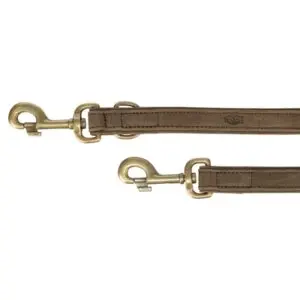Trixie hondenriem Pure nubuckleer bruin S-M 200 x 1,5 cm - Afbeelding 4