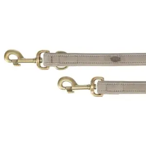 Trixie hondenriem Pure nubuckleer lichtgrijs M-L 200 x 2 cm - Afbeelding 4