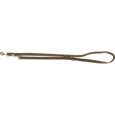 Trixie hondenriem Pure nubuckleer bruin M-L 200 x 2 cm – verstelbaar