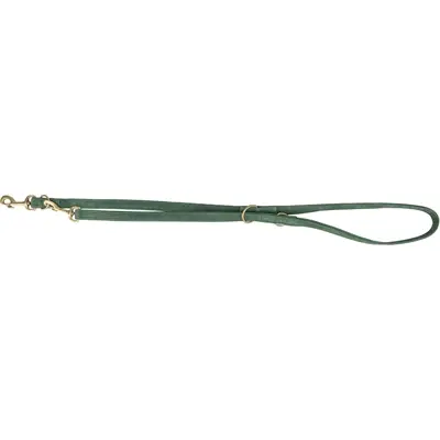 Trixie hondenriem Pure nubuckleer saliegroen L-XL 200 x 2,5 cm