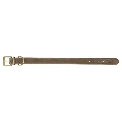 Trixie halsband Pure Leer nubuckleer bruin XS-S 27-34 x 2,5 cm - Afbeelding 5