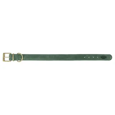 Trixie halsband Pure Leer nubuckleer saliegroen S-M 31-37 x 3 cm - Afbeelding 5