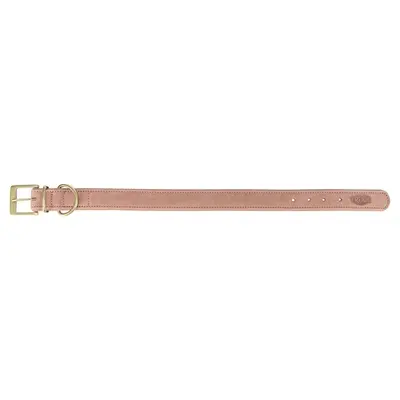 Trixie halsband Pure Leer nubuckleer roze S-M 31-37 x 3 cm - Afbeelding 5