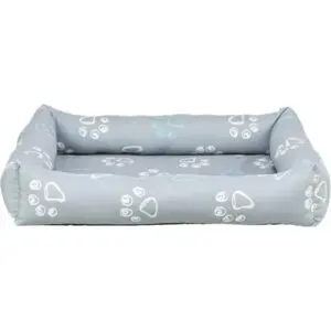 Trixie hondenmand Jimmy lichtgrijs 115 x 80 cm – schuimrubber ligvlak - Afbeelding 1
