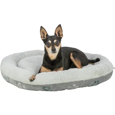 Trixie hondenmand Jimmy Soft rond lichtgrijs 50 cm – pluche - Afbeelding 5