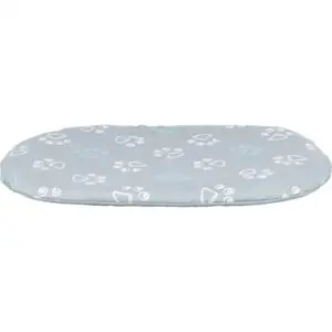 Trixie hondenkussen Jimmy Cotton Look ovaal lichtgrijs 86 x 56 cm - Afbeelding 1