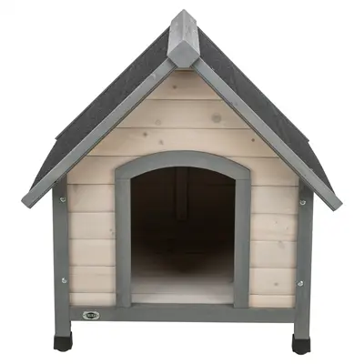 Trixie hondenhok Natura grijs 96 x 112 x 105 cm – gebeitst grenenhout