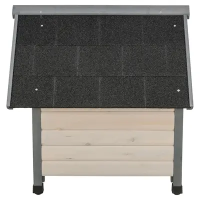 Trixie hondenhok Natura grijs 96 x 112 x 105 cm – gebeitst grenenhout - Afbeelding 3