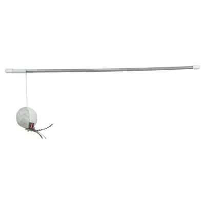 Trixie kattenhengel met pluche bal, veren en catnip 46 cm - Afbeelding 4