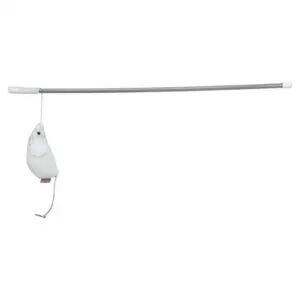 Trixie kattenhengel met pluche muis en catnip 46 cm - Afbeelding 2
