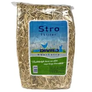 Stro bodembedekker en nestmateriaal 4 x 2,5 kg – voor knaagdieren - Afbeelding 4