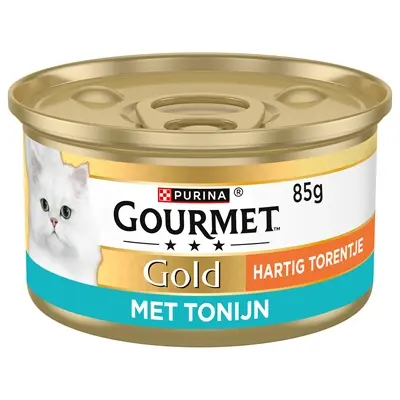 Gourmet Gold kattenvoer Hartig Torentje met tonijn 24 x 85 g