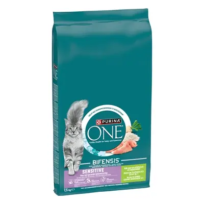 Purina ONE kattenvoer Sensitive Kalkoen/Rijst 7,5 kg