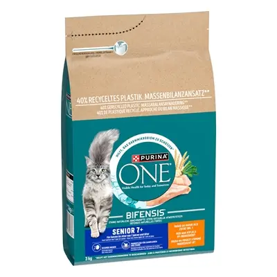 Purina ONE kattenvoer Senior Kip/Volkoren Granen 3 kg