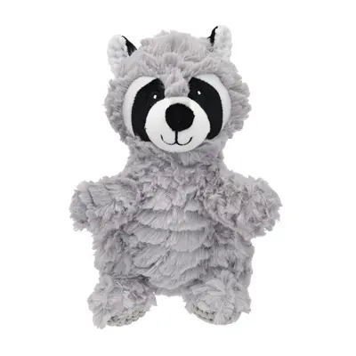 Multipet Wrinkleez knuffelspeeltje 23 cm – pluche met pieper, assorti