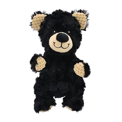 Multipet Wrinkleez knuffelspeeltje 23 cm – pluche met pieper, assorti