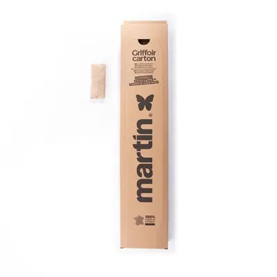 Martin krabplank karton met catnip 46 x 12,5 x 4 cm