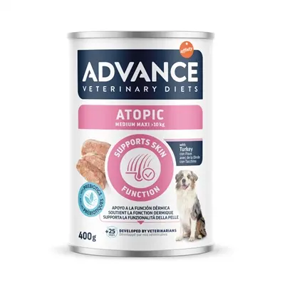 Advance Veterinary Diet hondenvoer Atopic Medium/Maxi 6 x 400 g