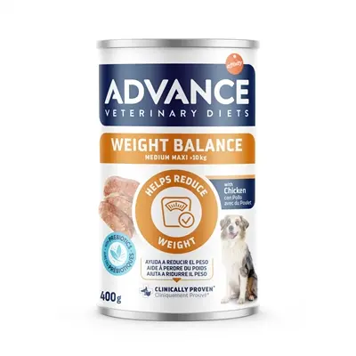 Advance Veterinary Diet hondenvoer Weight Balance Medium/Maxi 6 x 400 g