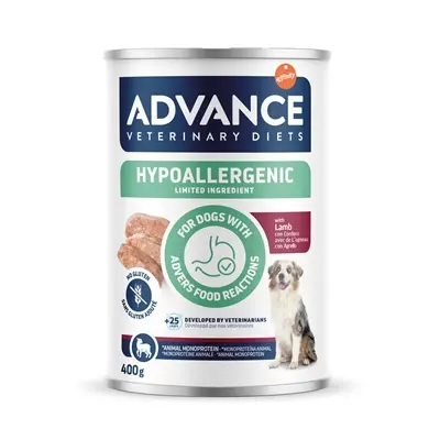 Advance Veterinary Diet Hypoallergenic hondenvoer lam 6 x 400 g