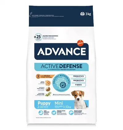 Advance Puppy Protect Mini 3 kg – pupvoer met kip, kleine rassen