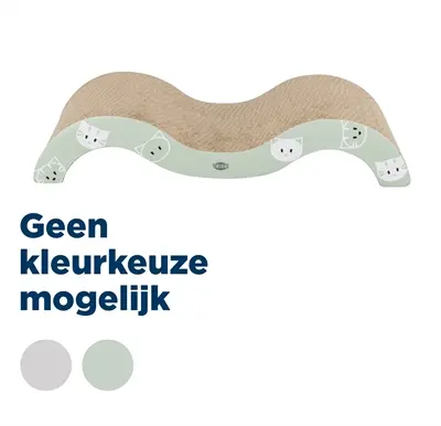Trixie krabplank Golf Mimi saliegroen 50 x 23 x 9 cm – karton met catnip