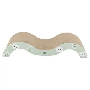 Trixie krabplank Golf Mimi saliegroen 50 x 23 x 9 cm – karton met catnip - Afbeelding 4