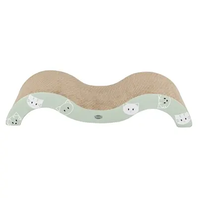 Trixie krabplank Golf Mimi saliegroen 50 x 23 x 9 cm – karton met catnip