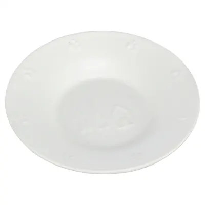Trixie voerbak kat keramiek 16 cm 200 ml – winters reliëf