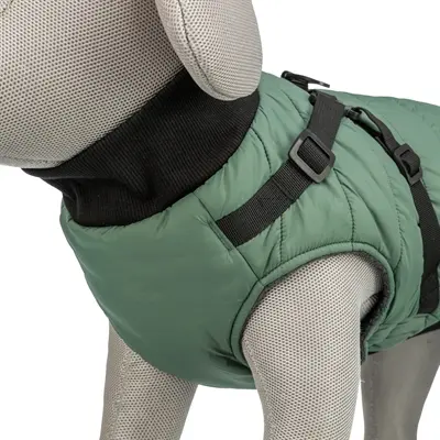 Trixie hondenjas Pontis met tuig saliegroen 24 cm - Afbeelding 5
