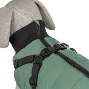 Trixie hondenjas Pontis met tuig saliegroen 30 cm – waterafstotend - Afbeelding 8