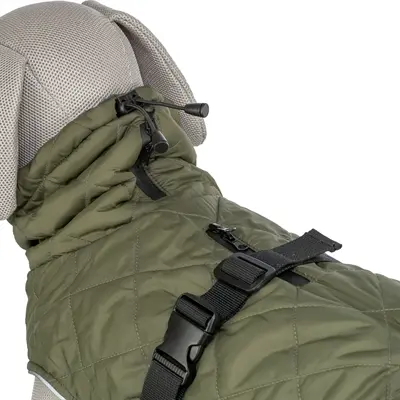 Trixie hondenjas Minot olijfgroen 36 cm – fleece voering, waterdicht - Afbeelding 5