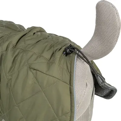 Trixie hondenjas Minot olijfgroen 55 cm – waterdichte ritsen, verstelbaar - Afbeelding 5